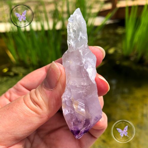 Natural Raw Amethyst Crystal Point